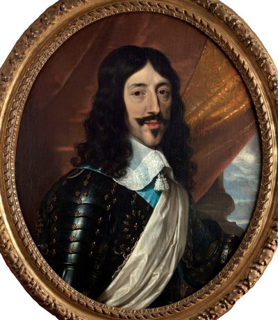 Portret Ludwika XIII Francji 1601-1643, c. 1640. autorstwa Unbekannt