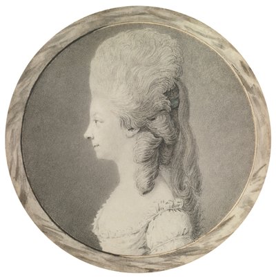 Portret Marii Ludwiki Sabaudzkiej 1749-1792, księżnej Lamballe, druga połowa XVIII wieku autorstwa Unbekannt