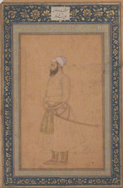 Portret Sayyida Amira Khana, druga połowa XVII wieku. autorstwa Unbekannt