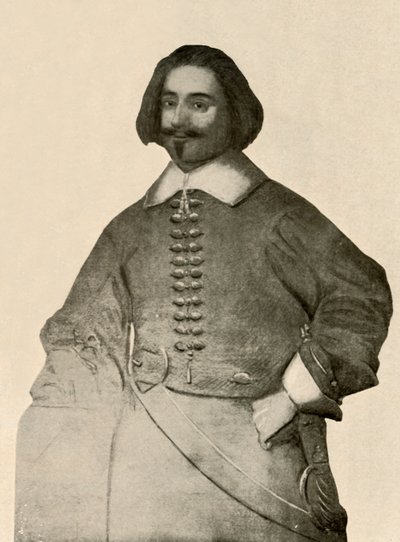 Portret sir Johna Leveretta, w bufiastym płaszczu i zwykłym żołnierskim bandzie, 1640-1660, 1937. autorstwa Unbekannt