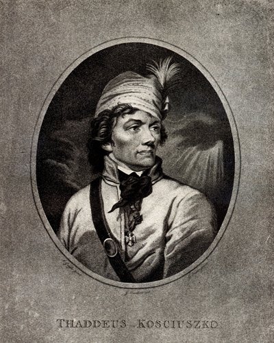 Portrait of Tadeusz Kosciuszko 1746-1817, Early 19th cen. autorstwa Unbekannt