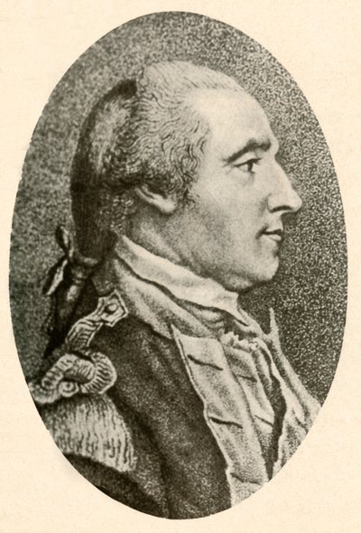 Portret Waszyngtona, zaczerpnięty z życia, przedstawiający włosy w kolejce po świńskim ogonie, c1770, 1937. autorstwa Unbekannt