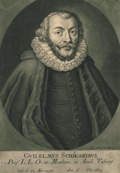 Portret Wilhelma Schickarda 1592-1635. autorstwa Unbekannt