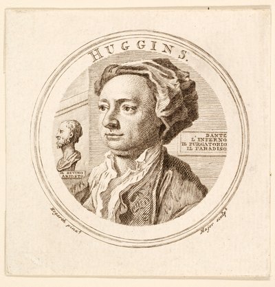 Portret Williama Hugginsa, wyd. 1760. autorstwa Unbekannt