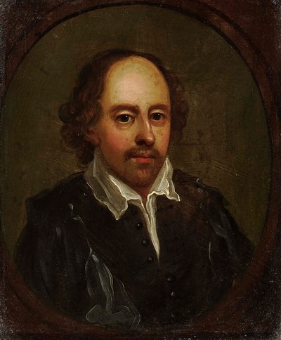 Portret Williama Szekspira 1564-1616, I poł. autorstwa Unbekannt