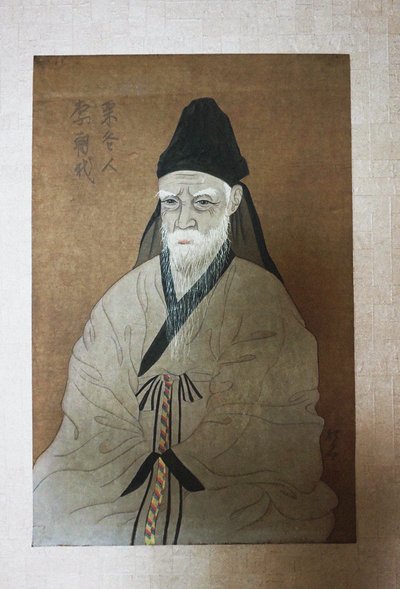 Portret Yi Hwanga 1501-1570, XX wiek. autorstwa Unbekannt