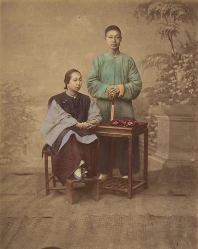 [Portret pary chińskiej], 1870. autorstwa Unbekannt