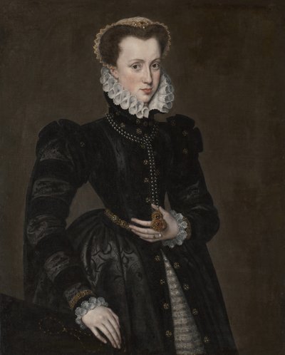 Portret damy dworskiej, 156070. autorstwa Unbekannt