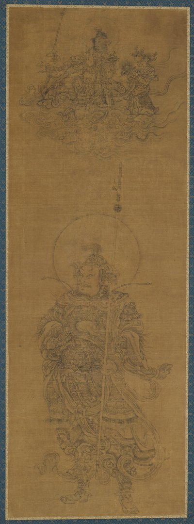 Portret króla dewów, XIV wiek. autorstwa Unbekannt