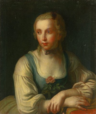 Portret dziewczyny autorstwa Unbekannt