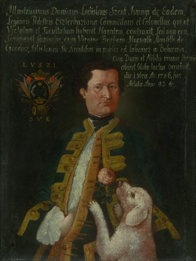Portret Ladislava St. Iványi ze Svätý Ján autorstwa Unbekannt