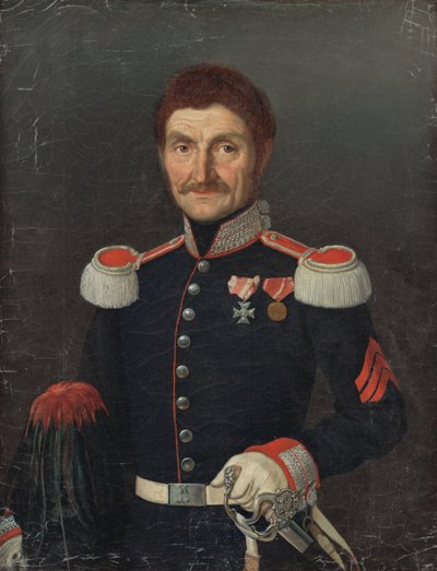 Portret mężczyzny w mundurze autorstwa Unbekannt