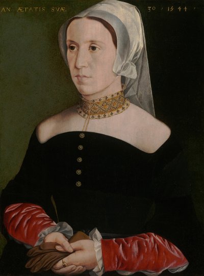 Portret kobiety, 1544. autorstwa Unbekannt