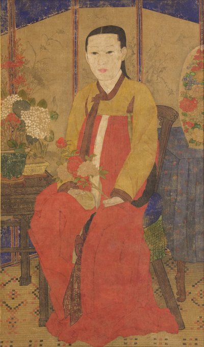 Portret kobiety, początek XX w. ca. 1920-40. autorstwa Unbekannt