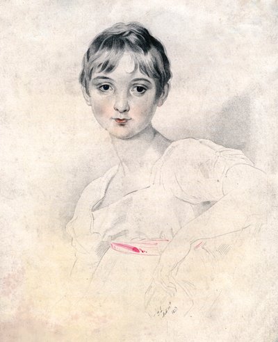 Portret dziewczynki, 1813 autorstwa Unbekannt