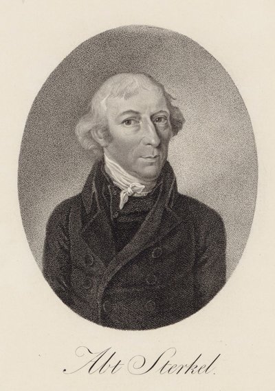 Portret pianisty i kompozytora Franza Xavera Sterkela 1750-1817, 1816. autorstwa Unbekannt