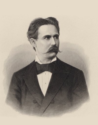 Portret pianisty i kompozytora Xavera Scharwenki 1850-1924, ok. 1850-1924. 1880. autorstwa Unbekannt