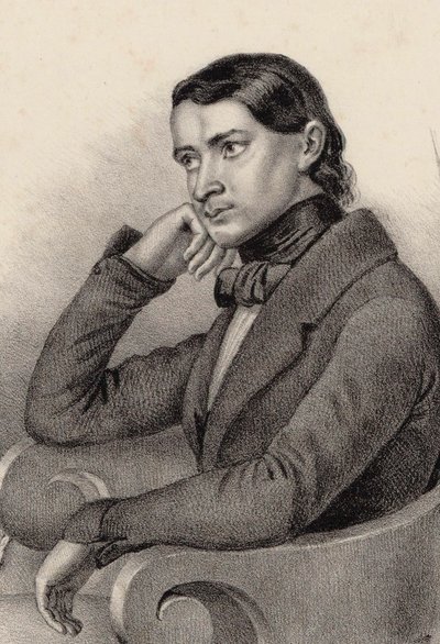 Portret kompozytora Alfreda Joly, 1850. autorstwa Unbekannt