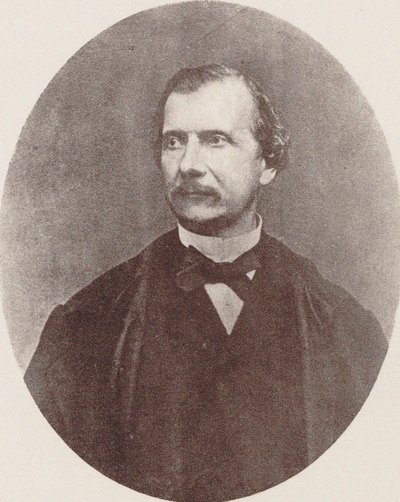Portret kompozytora Auguste Mermeta 1810-1889. autorstwa Unbekannt