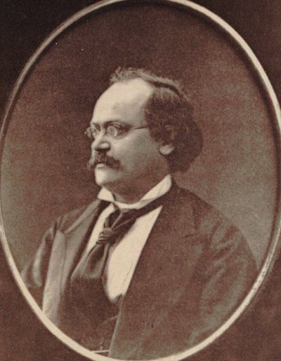 Portret kompozytora Charlesa Lecocqa 1832-1918, 1874. autorstwa Unbekannt
