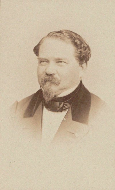 Portret kompozytora Jean-Georgesa Kastnera 1810-1867. autorstwa Unbekannt