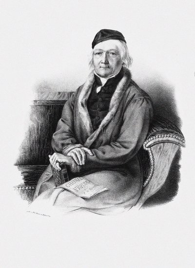 Portret kompozytora Johanna Christiana Heinricha Rincka 1770-1846. autorstwa Unbekannt