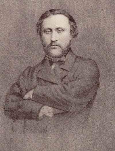 Portret kompozytora Léona Kreutzera 1817-1868. autorstwa Unbekannt