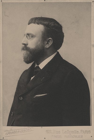 Portret kompozytora Paula Vidala 1863-1931. autorstwa Unbekannt