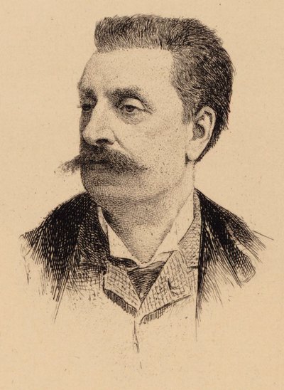Portret kompozytora Victorina de Joncières 1839-1903. autorstwa Unbekannt