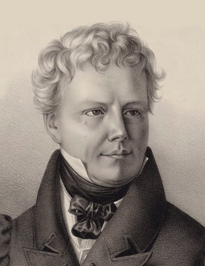Portret kompozytora Xavera Schnydera von Wartensee 1786-1868, 1832. autorstwa Unbekannt