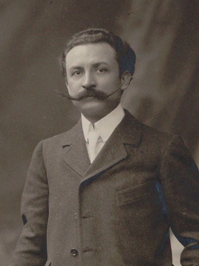 Portret kompozytora Xaviera Leroux 1863-1919, c. 1910. autorstwa Unbekannt