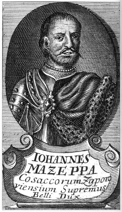Portret hetmana Iwana Mazepy 1639-1709, pocz. autorstwa Unbekannt