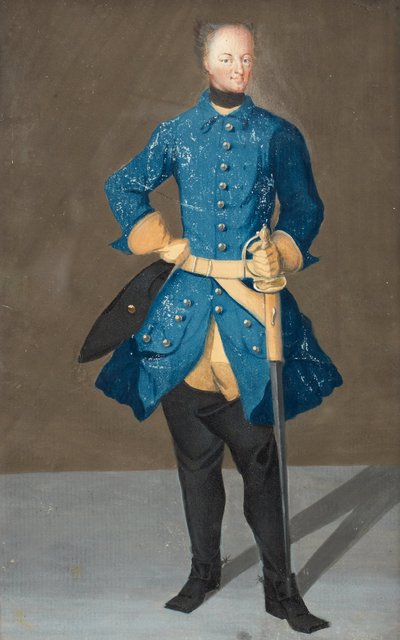 Portret króla Szwecji Karola XII 1682-1718, lata 1710 autorstwa Unbekannt