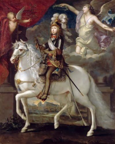 Portret króla Ludwika XIV 16381715 jako dziecko autorstwa Unbekannt