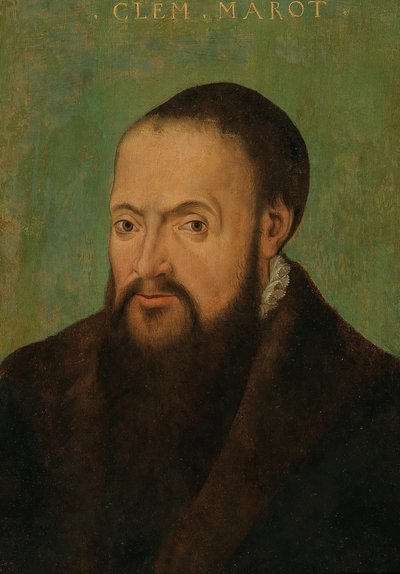 Portret poety Clémenta Marota 1496-1544, I poł. autorstwa Unbekannt