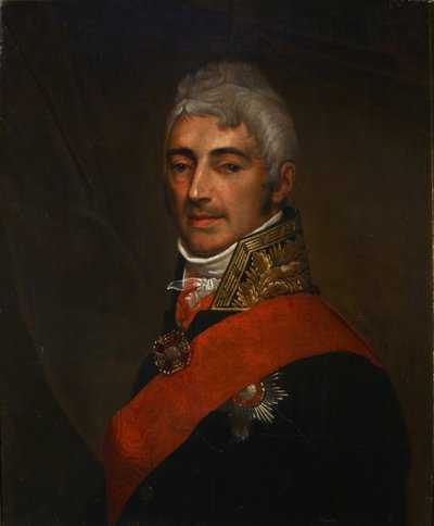 Portret poety Iwana Iwanowicza Dmitrieva 1760-1837, lata 1810 autorstwa Unbekannt