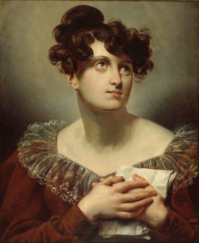 Portret aktorki Mademoiselle Mars Anne Francoise Hyppolyte Boutet, koniec XVIII w. autorstwa Unbekannt