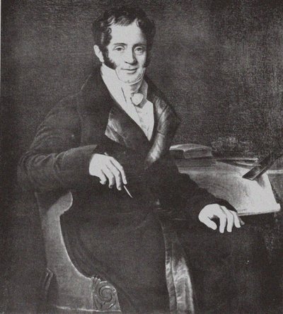 Portret architekta Carlo Rossiego 1775-1849 wg Ch. Mitoire autorstwa Unbekannt