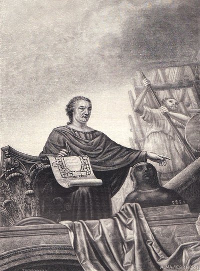 Portret architekta Vincenzo Brenny 1747-1820, 1897 autorstwa Unbekannt