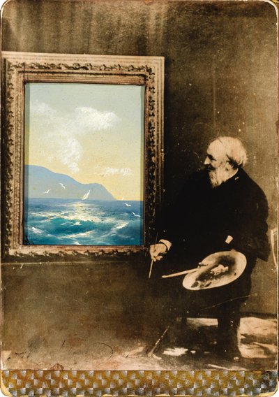 Portret artysty Iwana Aiwazowskiego 1817-1900, 1889 autorstwa Unbekannt