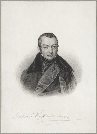 Portret autora Faddei Bulgarin 1789-1859, 1841 autorstwa Unbekannt