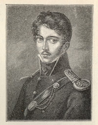 Portret autora Theodora Körnera 1791-1813. autorstwa Unbekannt