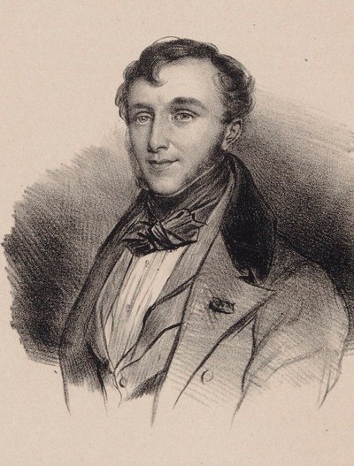 Portret kompozytora Friedricha Kalkbrennera 1785-1849. autorstwa Unbekannt