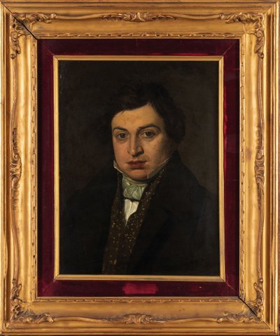 Portret kompozytora Gioachino Antonio Rossiniego 1792-1868. autorstwa Unbekannt