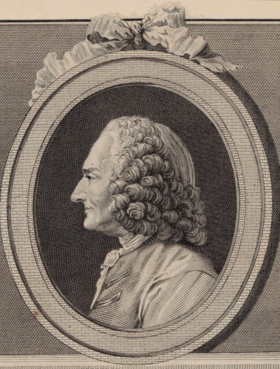 Portret kompozytora Jean-Philippe Rameau 1683-1764. autorstwa Unbekannt