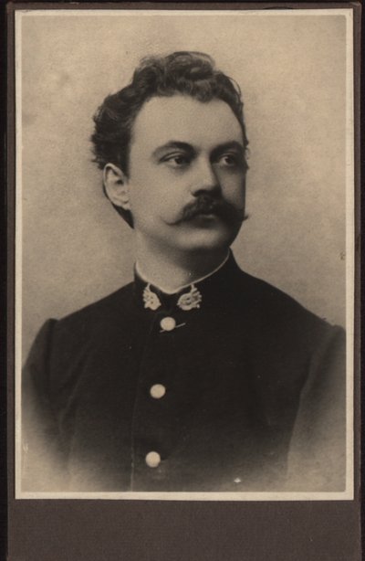 Portret kompozytora Karela Sebora Schebora 1843-1903 , ok. 1930 r. 1870. autorstwa Unbekannt