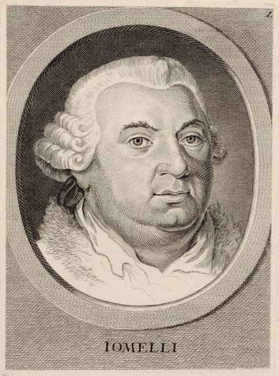 Portret kompozytora Niccolò Jommelli 1714-1774. autorstwa Unbekannt
