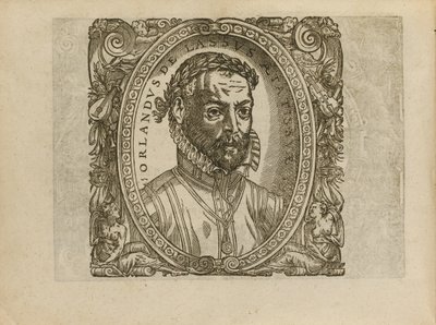 Portret kompozytora Rolanda de Lassus 1532-1594, 1560 autorstwa Unbekannt