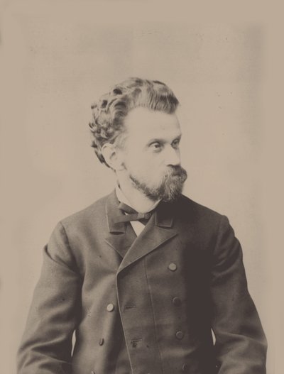 Portret dyrygenta i kompozytora Eduarda Nápravníka 1839-1916. autorstwa Unbekannt