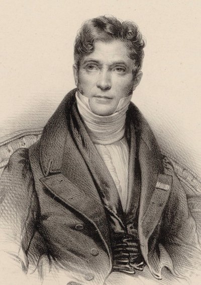 Portret dyrygenta i kompozytora Gaspare Spontini 1774-1851, ok. 1844. autorstwa Unbekannt